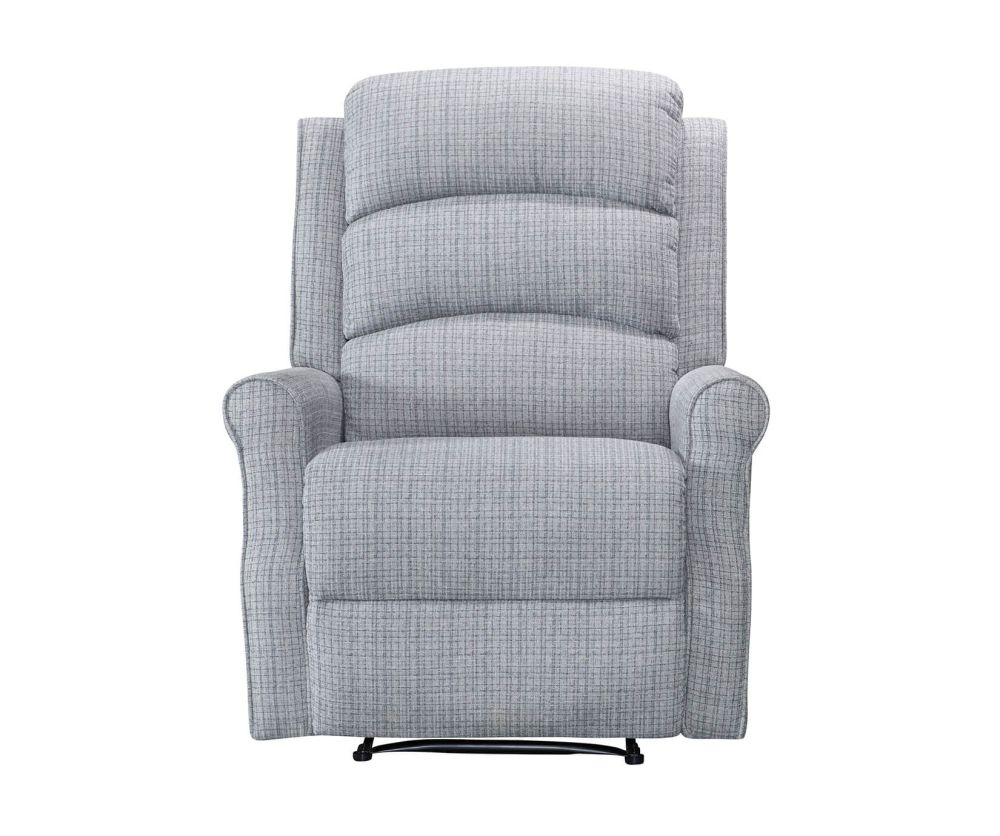 Kyoto Baxter Grey Weave Manual Recliner Chair