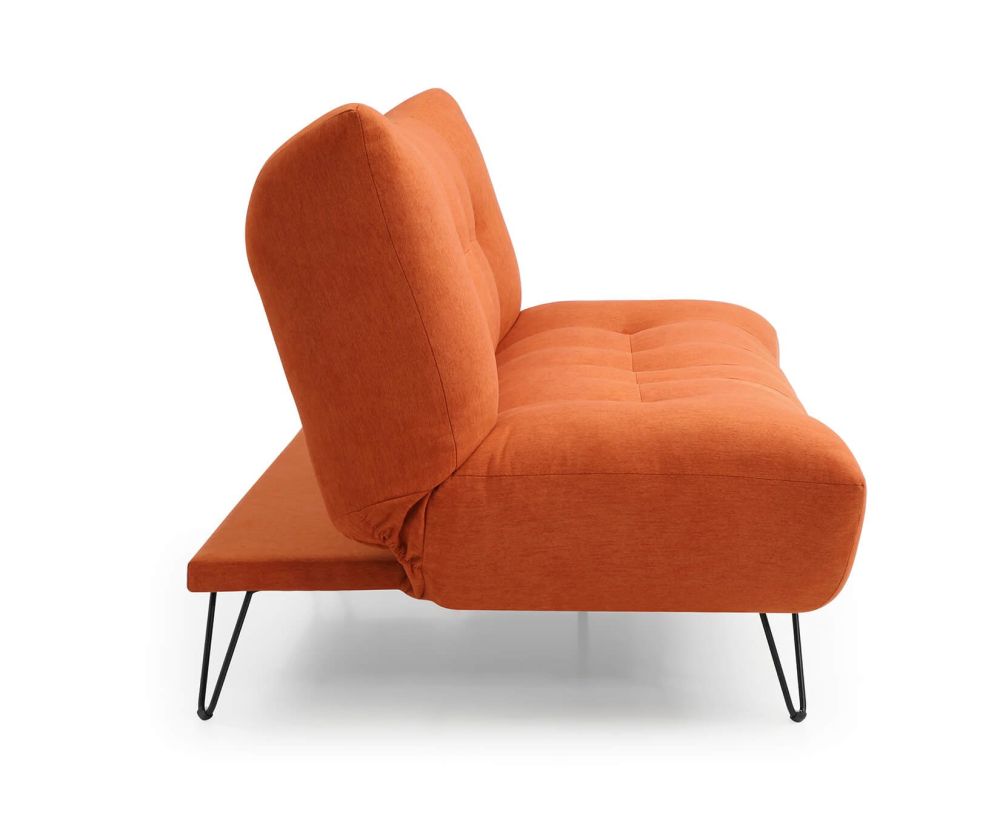 Kyoto Furniture Lux Orange Sofa Bed