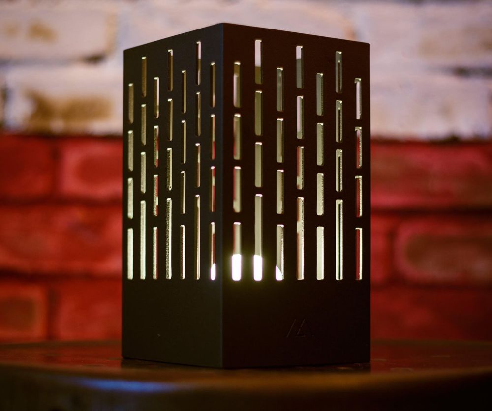 Skyline Design La Lampe Pose 4 Carbon Outdoor Solar Lamp