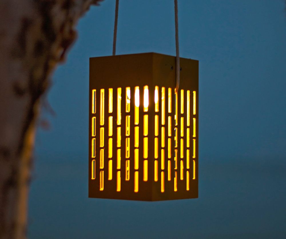 Skyline Design La Lampe Pose 4 Light Taupe Outdoor Solar Lamp