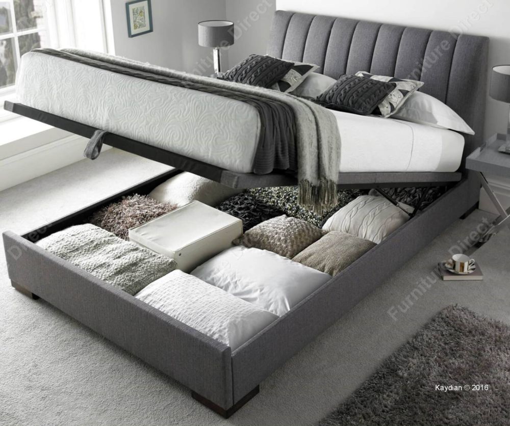 Kaydian Beds Lanchester Fabric Ottoman Bed