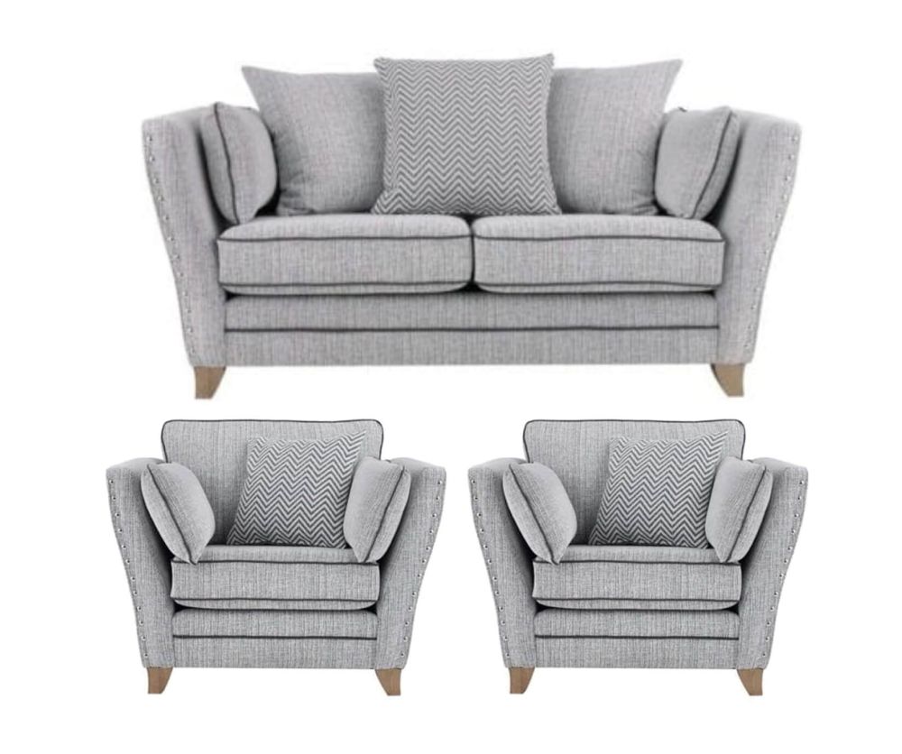Lebus Athena Fabric 2+1+1 Sofa Set