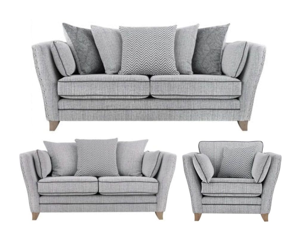 Lebus Athena Fabric 3+2+1 Sofa Set