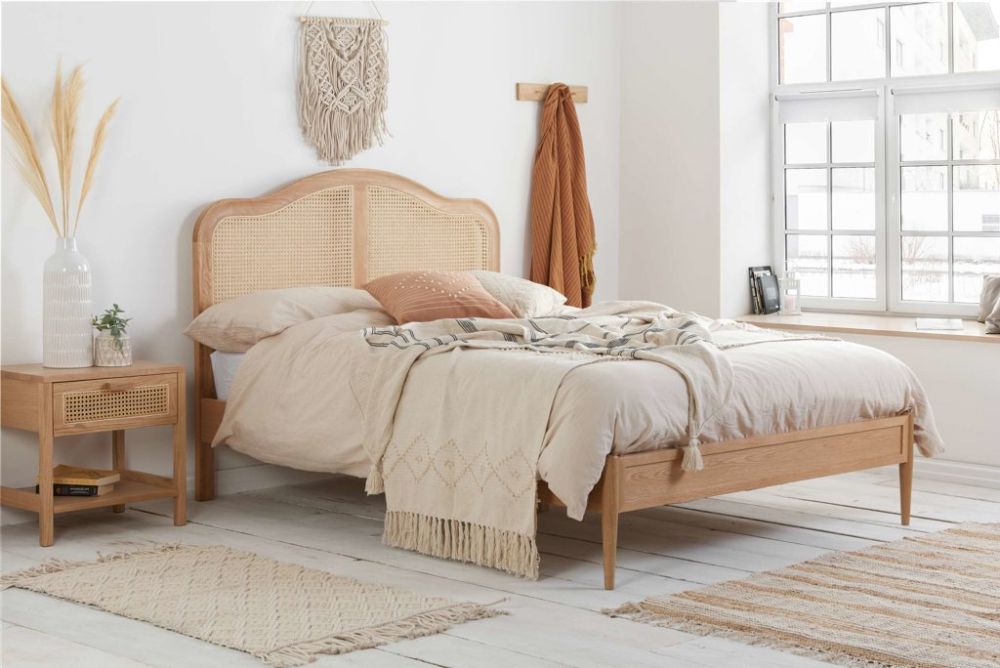 Birlea Furniture Leonie Rattan Bed Frame