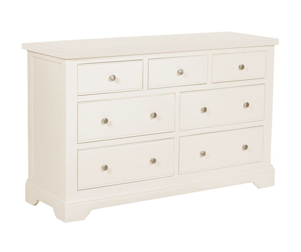 Classic Furniture Lily White 3+4 Drawer Wide Chest