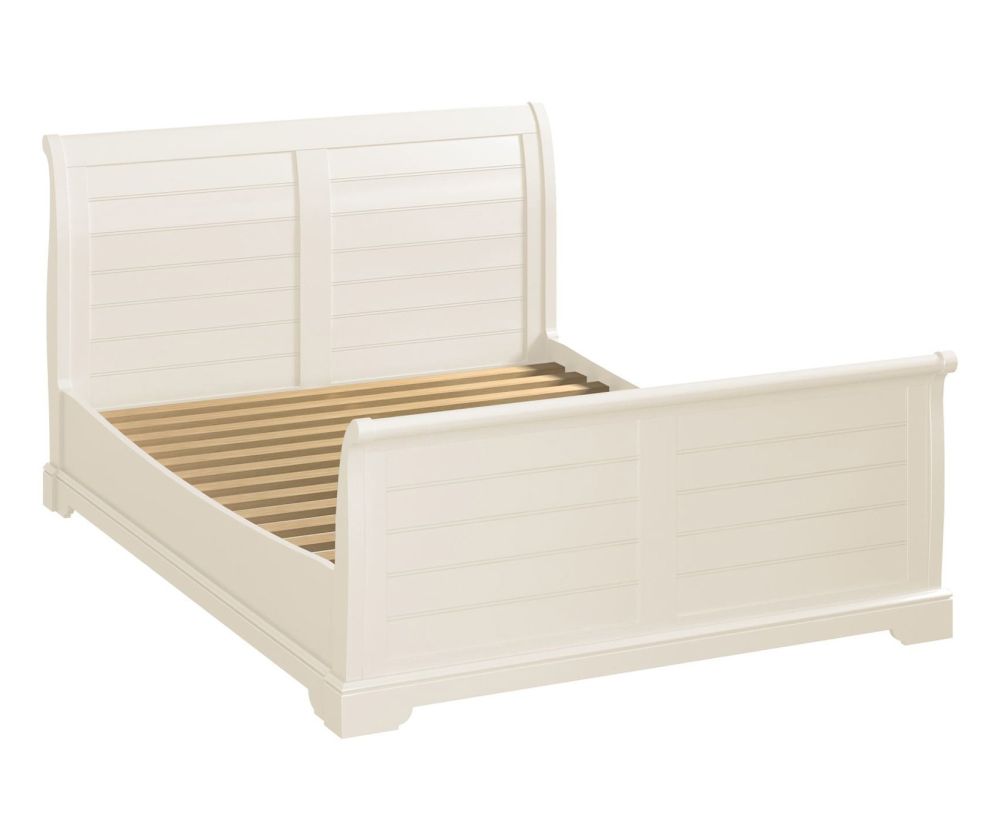 Classic Furniture Lily White Sleigh Bed Frame