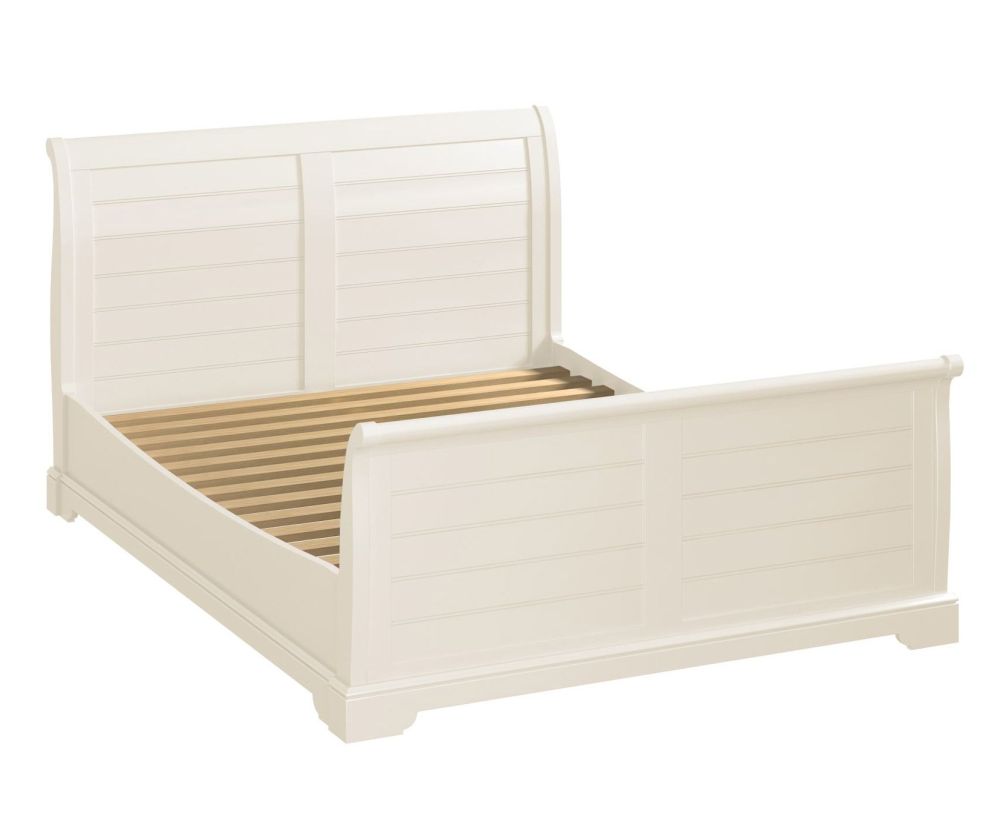 Classic Furniture Lily White Sleigh Bed Frame