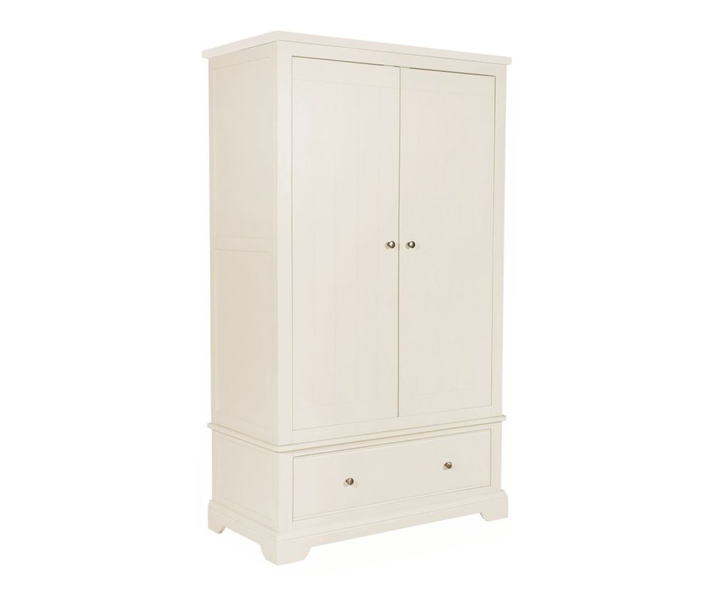 Classic Furniture Lily White Gents Double Wardrobe