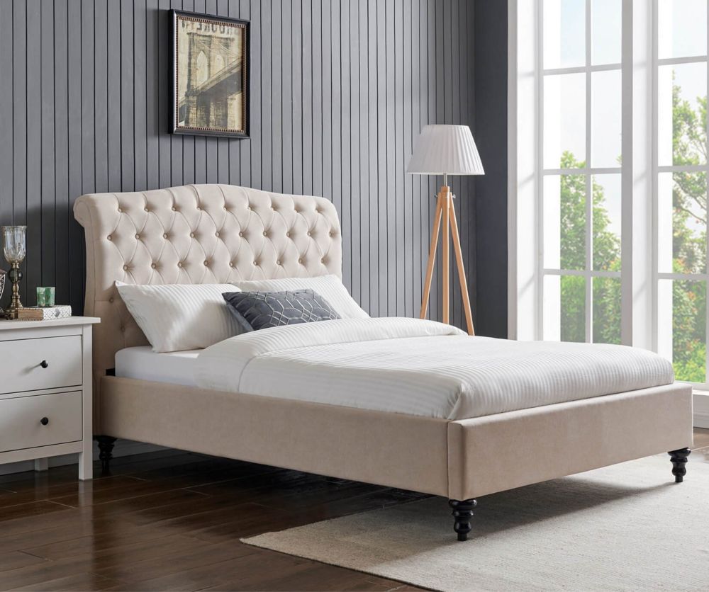 Limelight Rosa Natural Fabric Bed Frame