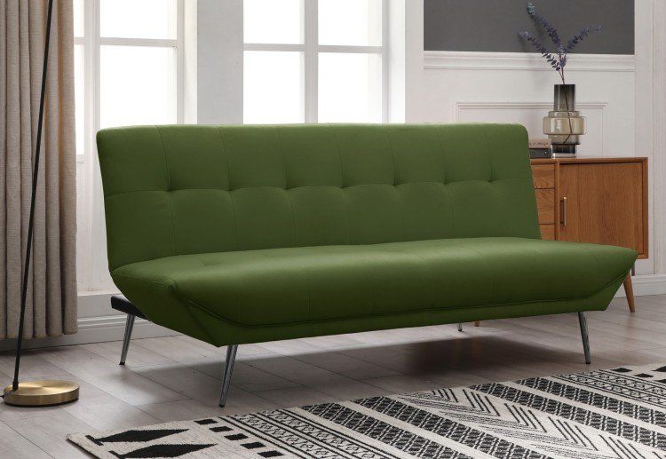 Limelight Astrid Olive Green Fabric Sofa Bed