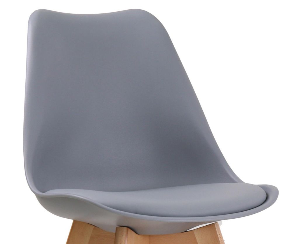 LPD Louvre Grey Dining Chair in Pair