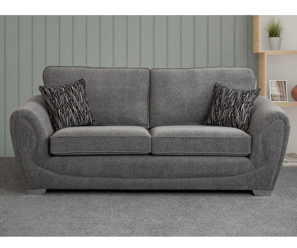 Sweet Dreams Ludlow Charcoal Fabric 3+2 Sofa Set