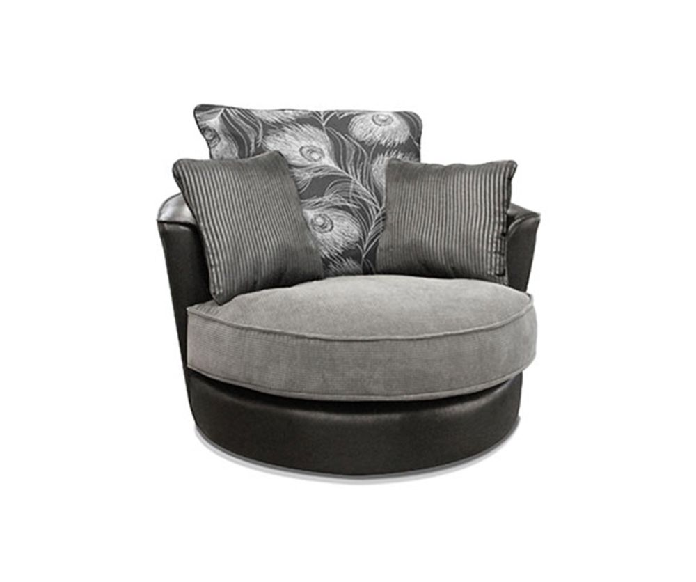Buoyant Upholstery Luman Fabric Swivel Chair