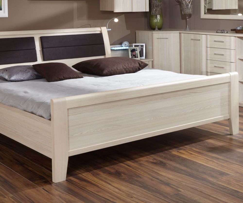 Wiemann Luxor4 Comfort Bed Frame with Wooden Headboard