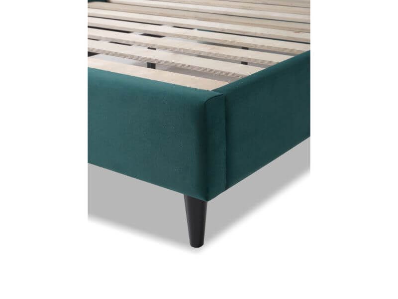 Furniture Link Lyla Green Fabric Bed Frame