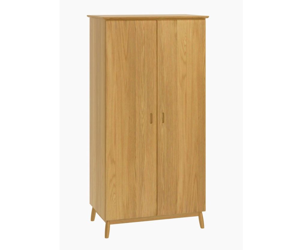 Classic Furniture Malmo Oak 2 Door Wardrobe