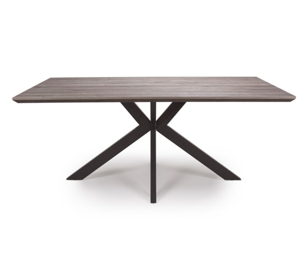 Furniture Link Manhattan Grey 180cm Rectangular Dining Table Only