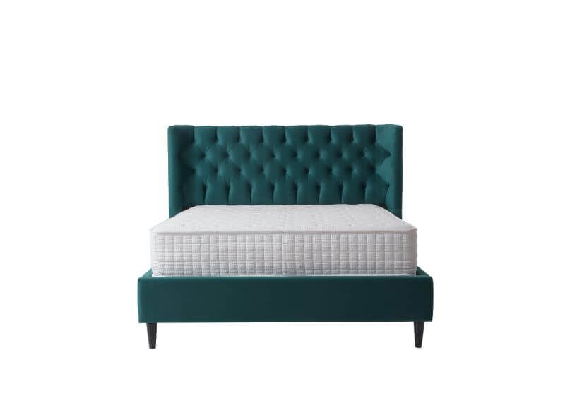 Furniture Link Mayfair Green Fabric Bed Frame