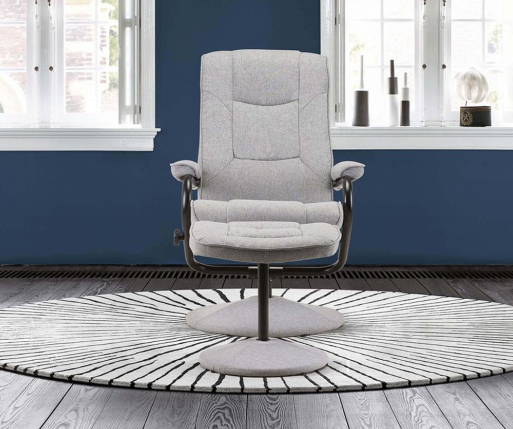 Birlea Furniture Memphis Grey Swivel Chair