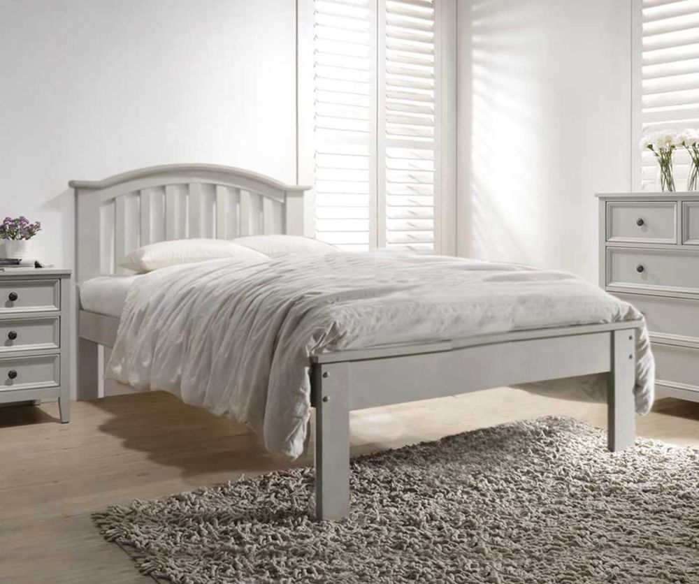 Vida Living Mila Clay Painted Curved Bed Frame