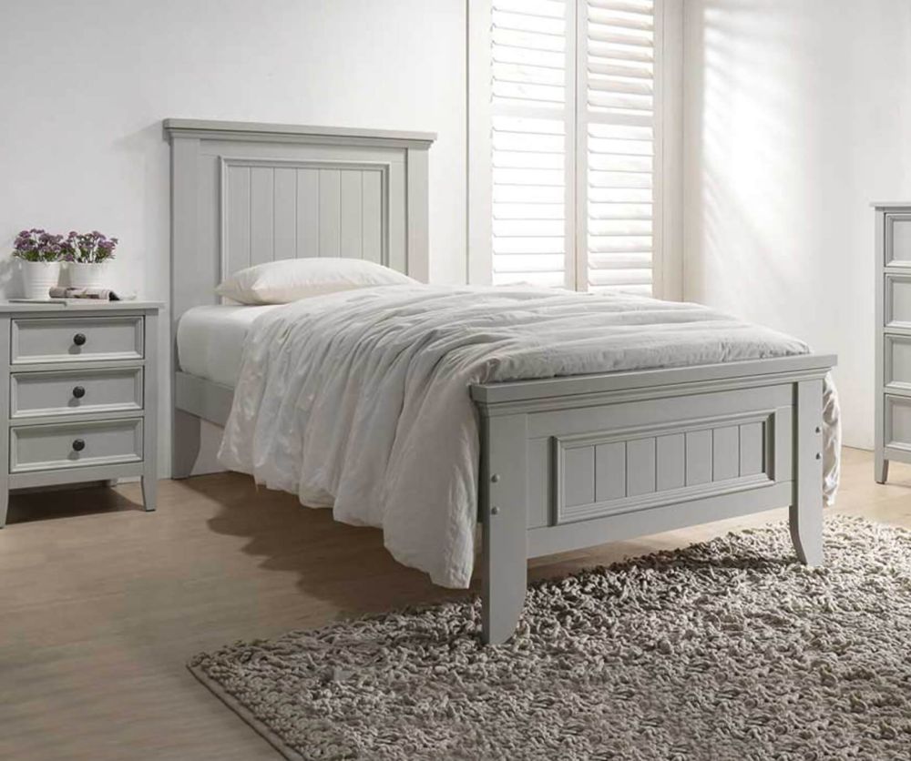Vida Living Mila Clay Painted Panelled Bed Frame