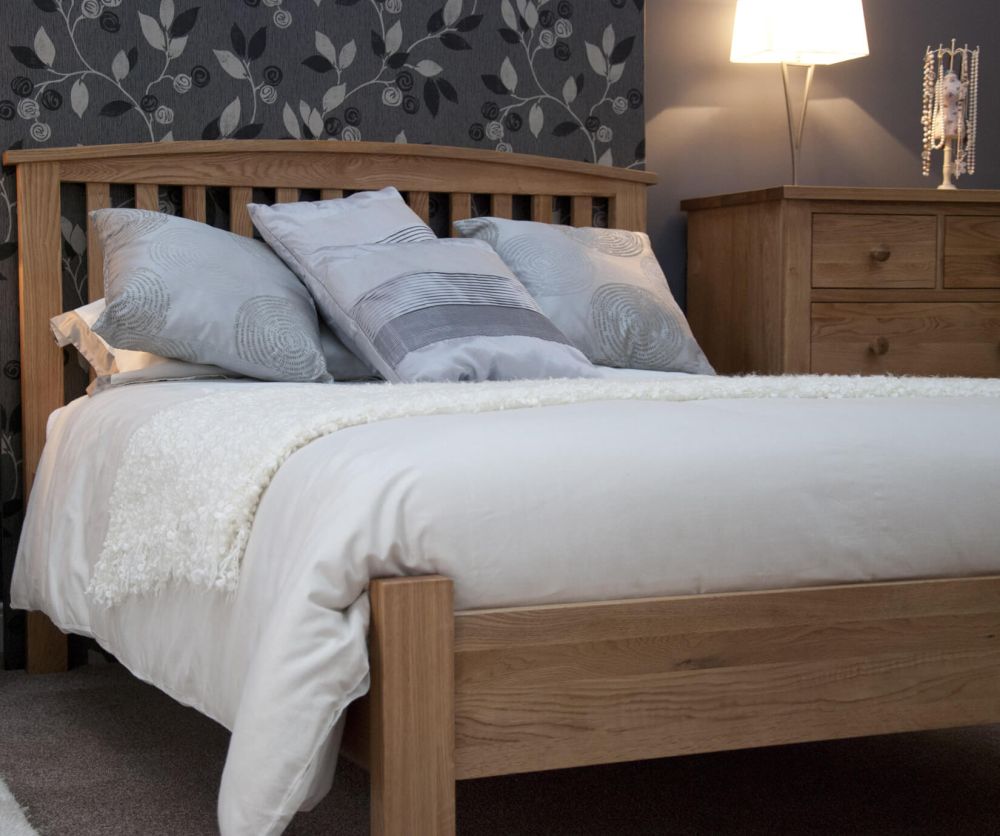 Homestyle GB Milano Oak Bed Frame