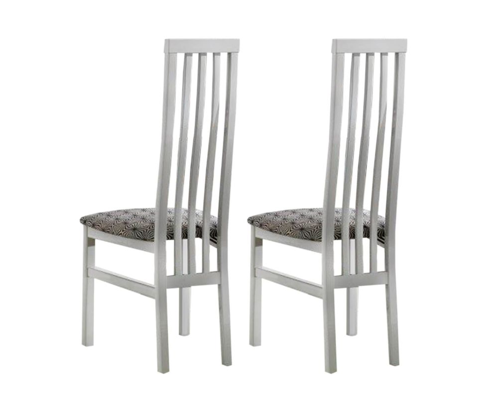 SM Italia Mistral High Back Dining Chair in Pair
