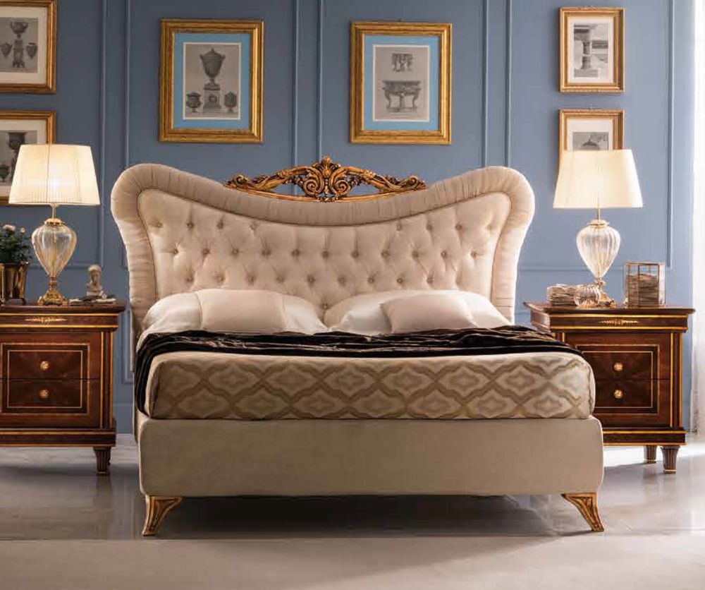 Arredoclassic Modigliani Italian Upholstered Bed Frame