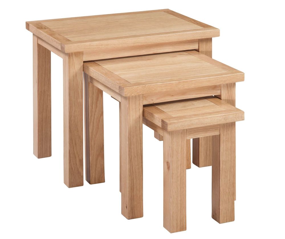 Homestyle GB Moderna Oak Nest of Tables