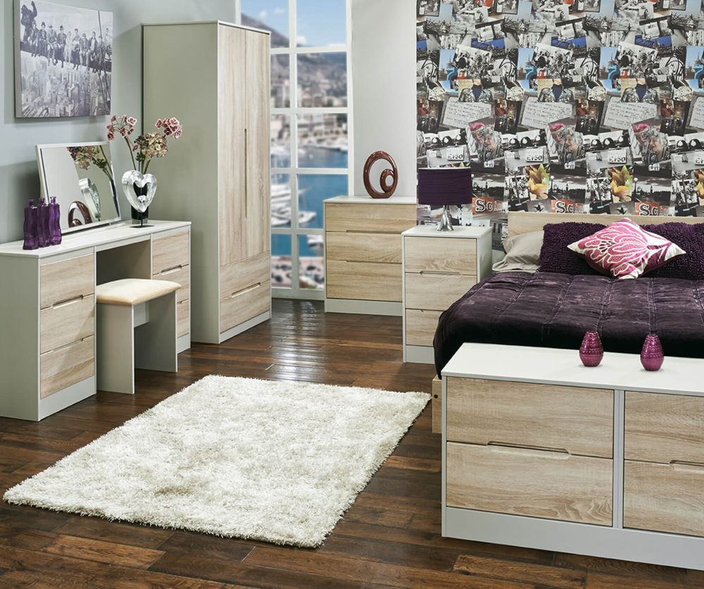 Welcome Furniture Monaco Natural 4 Drawer Bed Box