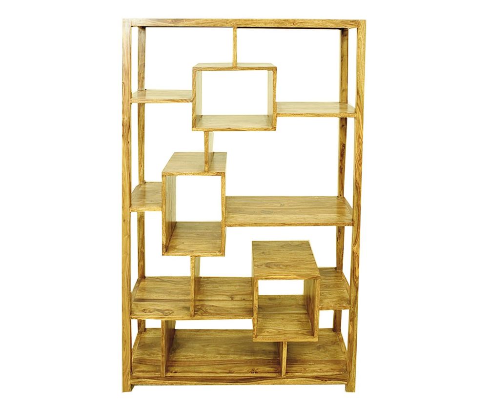 Cube Petite Mango Geometric Design Bookcase