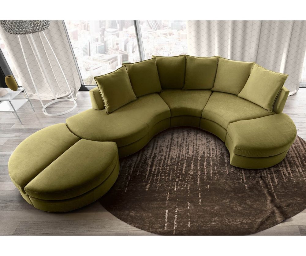 Camel Group New York Fabric Composition Sofa Set