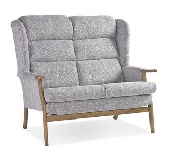 Royams Norfolk Fabric High 2 Seater Sofa