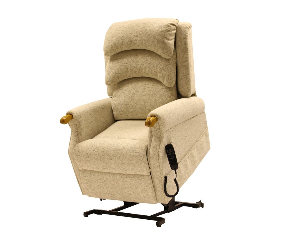 Cotswold Norton Petite Upholstered Fabric Electric Recliner Chair