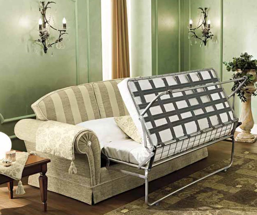 Camel Group Nostalgia Fabric 2 Seater Sofa Bed