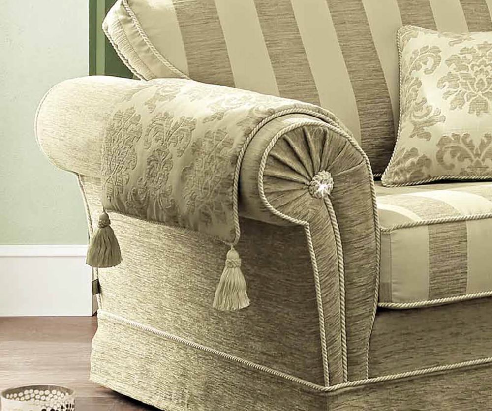 Camel Group Nostalgia Fabric 3 Seater Sofa