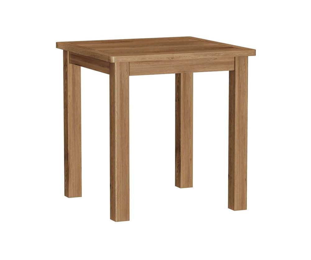 FD Essential Rochdale Oak Fixed Top Dining Table Only