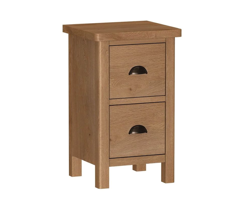 FD Essential Rochdale Oak Small Bedside Cabinet