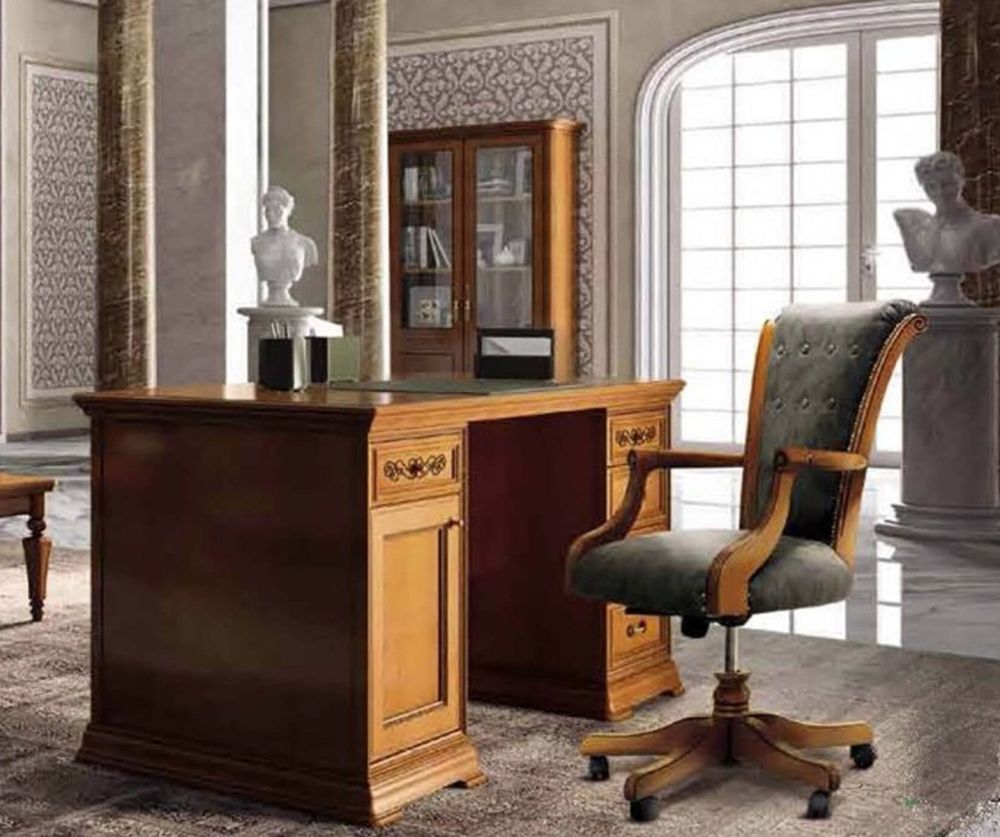 Camel Group Torriani Green Leather Office Chair