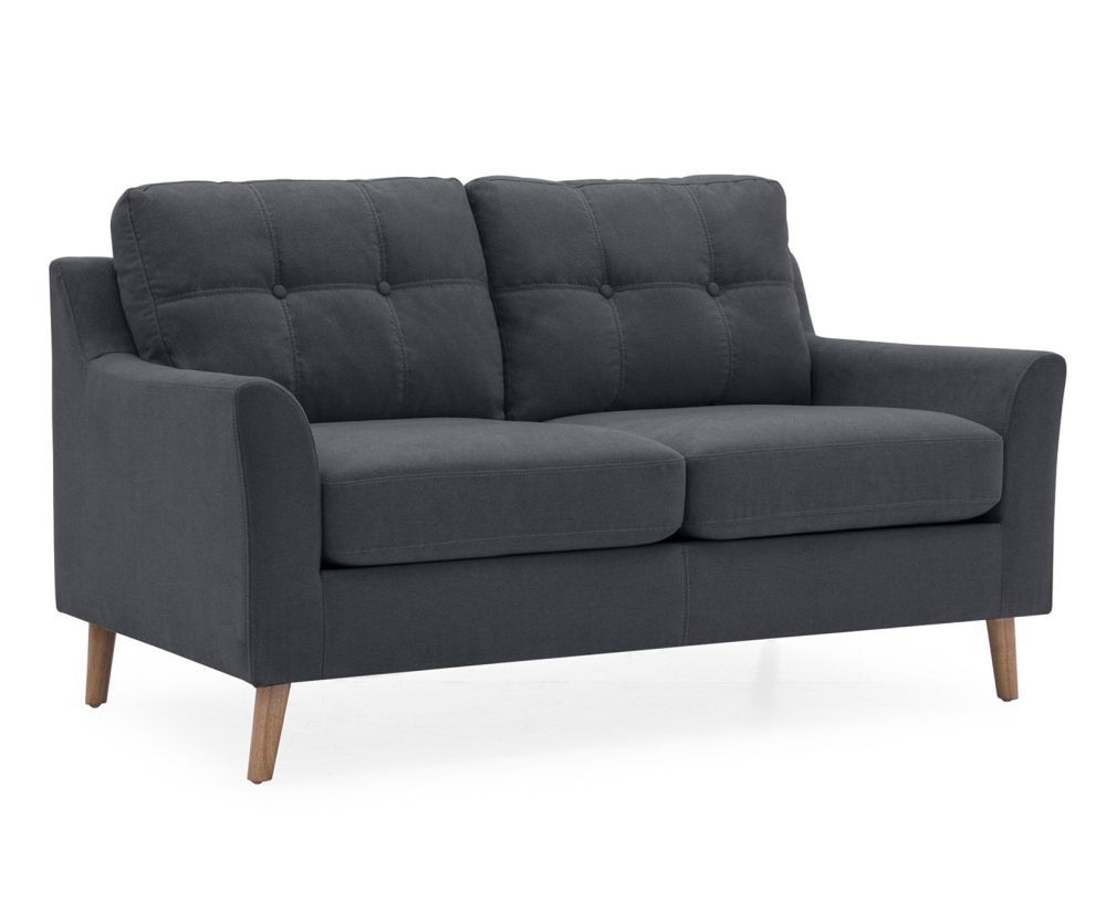 Vida Living Olten Charcoal Fabric 2 Seater Sofa