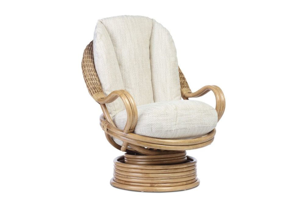 Desser Opera Light Oak Deluxe Swivel Rocker Chair