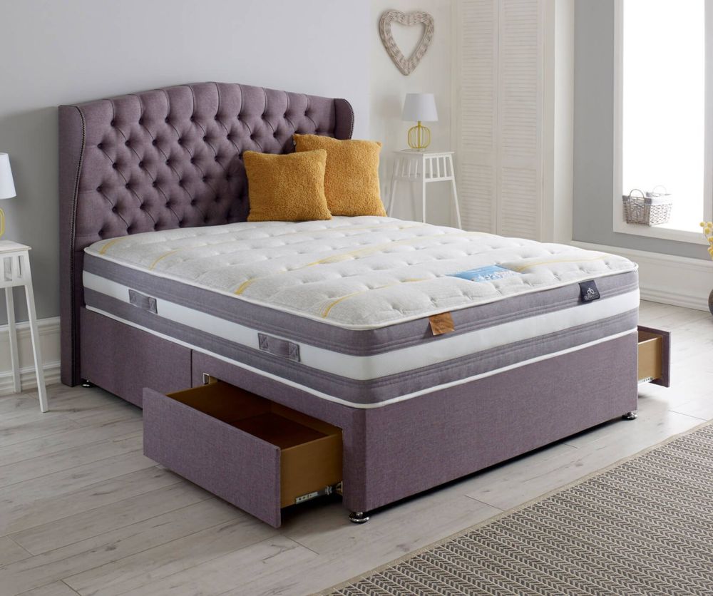 Dura Beds Cloud Lite Opulence 1500 Pocket Sprung Divan Bed Set