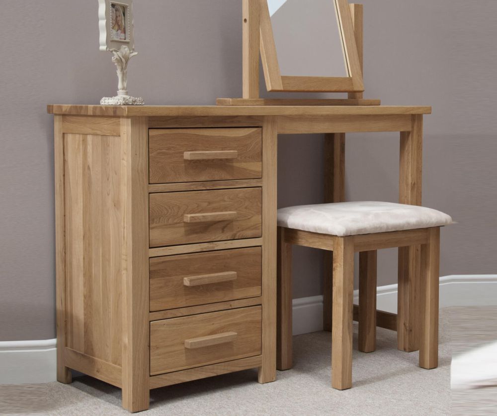 Homestyle GB Opus Oak Dressing Table and Stool