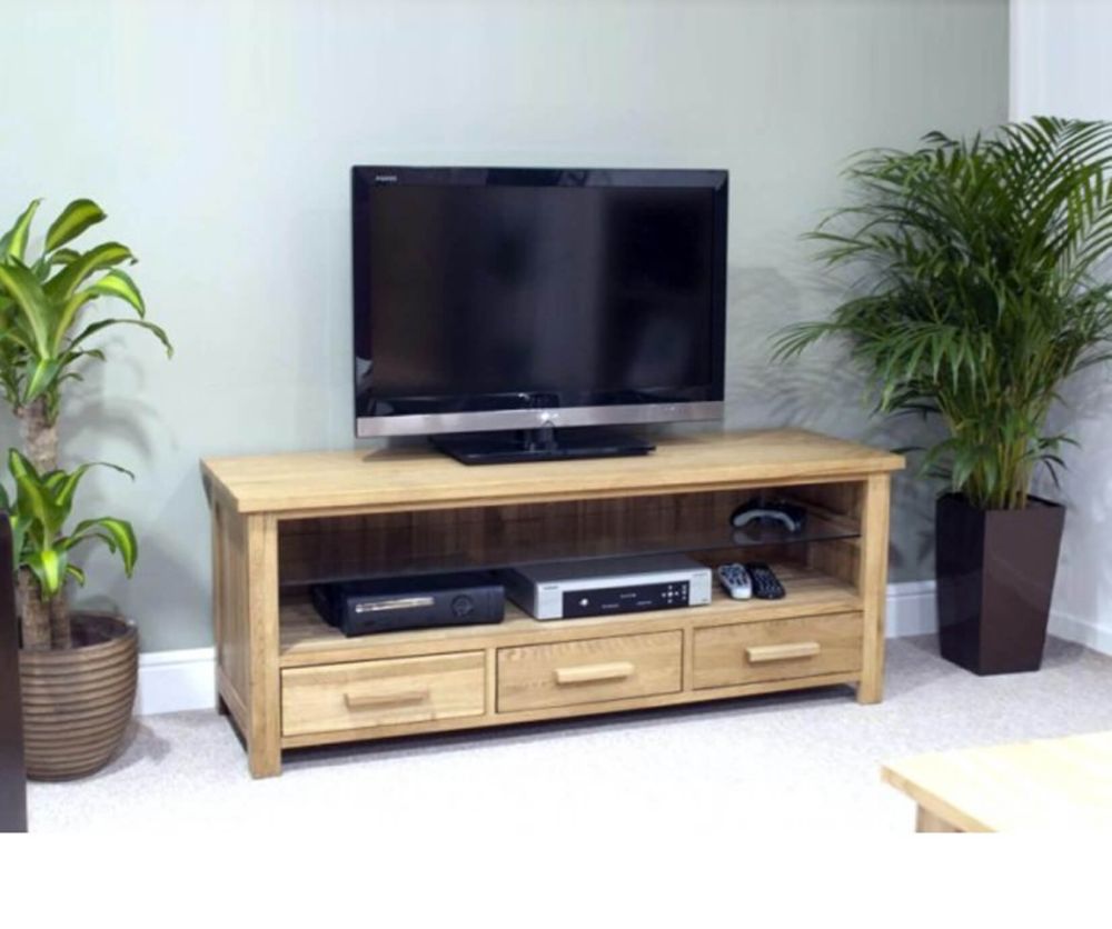 Homestyle GB Opus Oak Plasma TV Unit