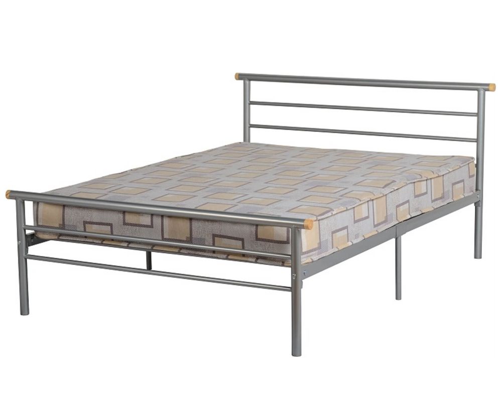 Seconique Orion Silver Low Foot End Metal Bed