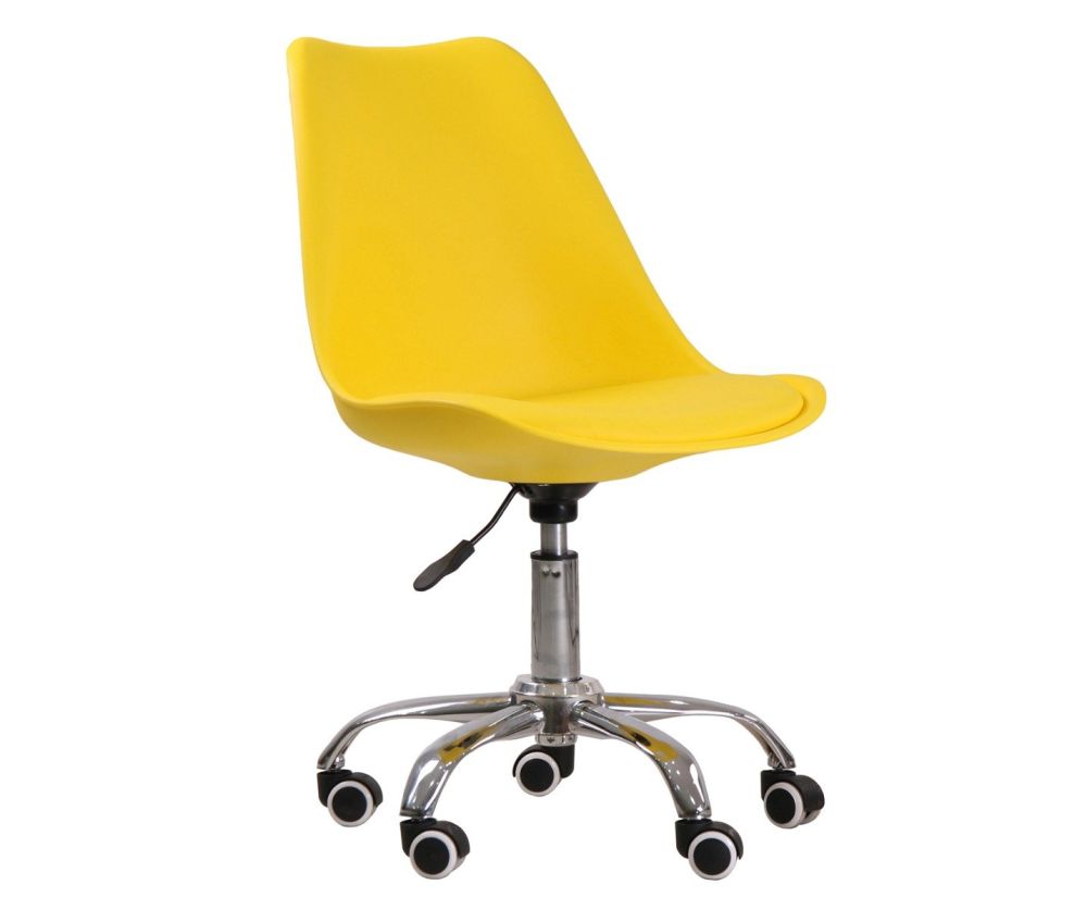 LPD Orsen Yellow Swivel Office Chair