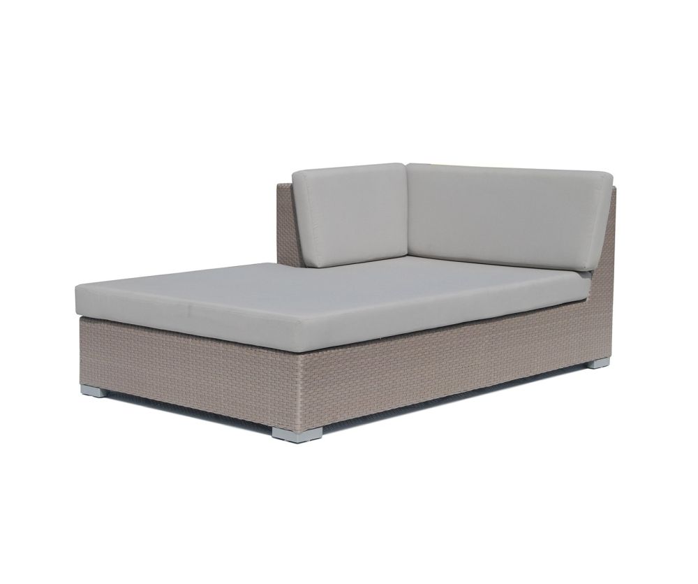 Skyline Design Pacific Silver Walnut Right Chaise Lounge