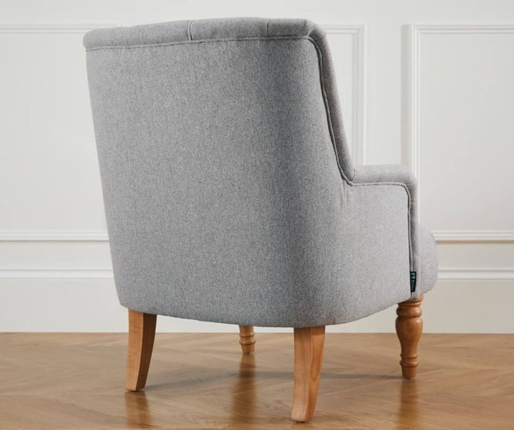 Birlea Furniture Padstow Grey Armchair