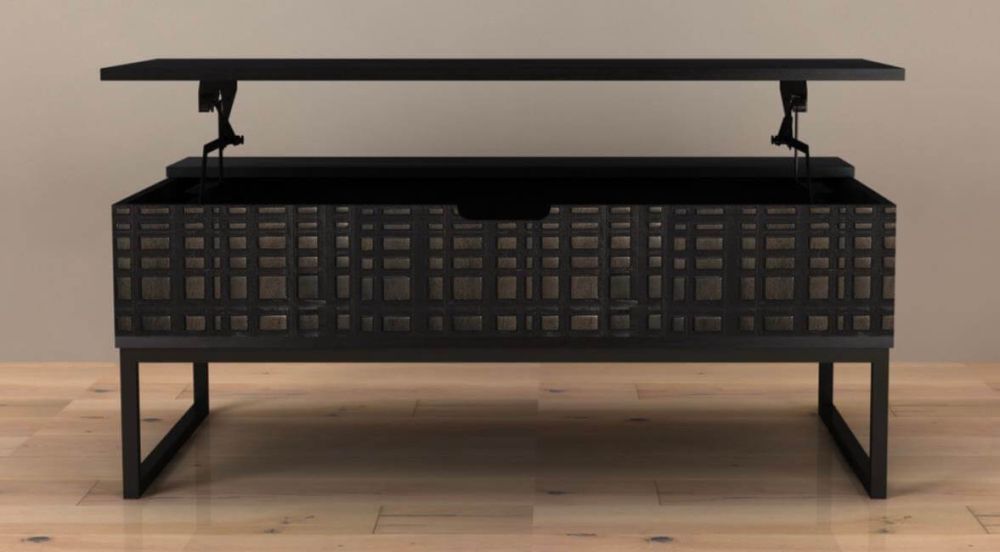 Furniture Link Fusion Black Coffee Table