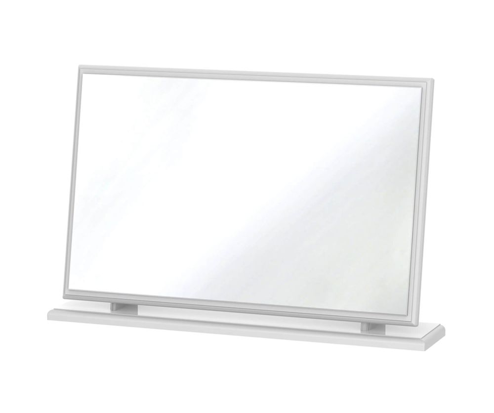 Welcome Furniture Pembroke White High Gloss Large Mirror